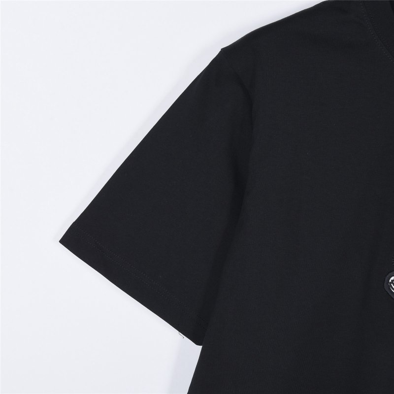 Black Short Sleeve T-Shirt with Graphic Print view