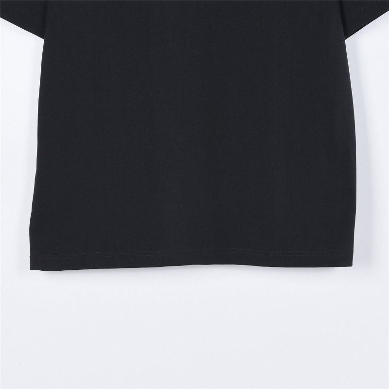 Black Short Sleeve T-Shirt with Graphic Print view
