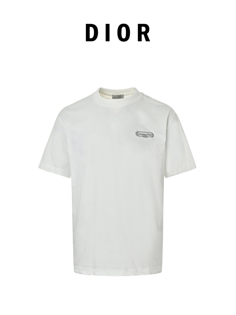 Christian Dior White Logo T-Shirt view
