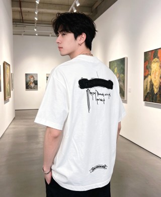 Chrome Hearts White Cross Graphic T-Shirt view 4