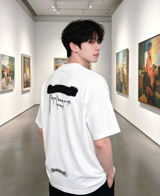 Chrome Hearts White Cross Graphic T-Shirt view 6