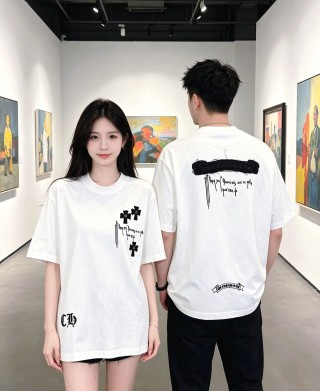 Chrome Hearts White Cross Graphic T-Shirt view 8