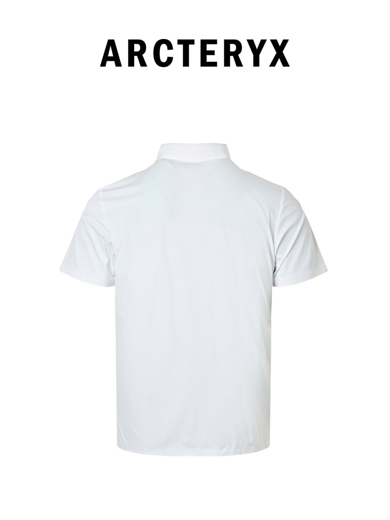 Arc'teryx White Short-Sleeve Polo Shirt view