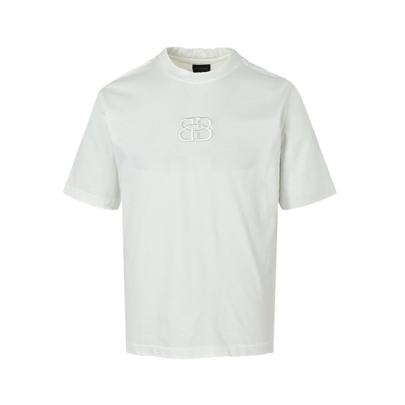 Balenciaga BB Logo White T-Shirt view