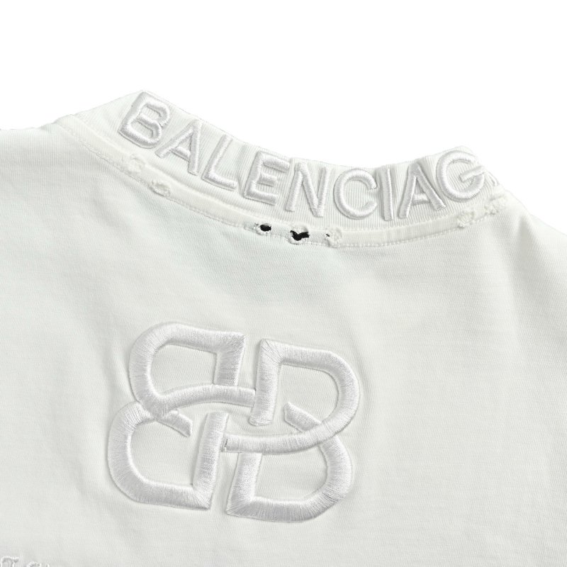 Balenciaga BB Logo White T-Shirt view