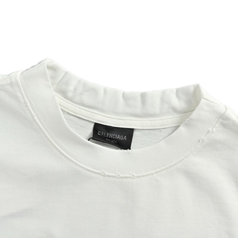 Balenciaga BB Logo White T-Shirt view