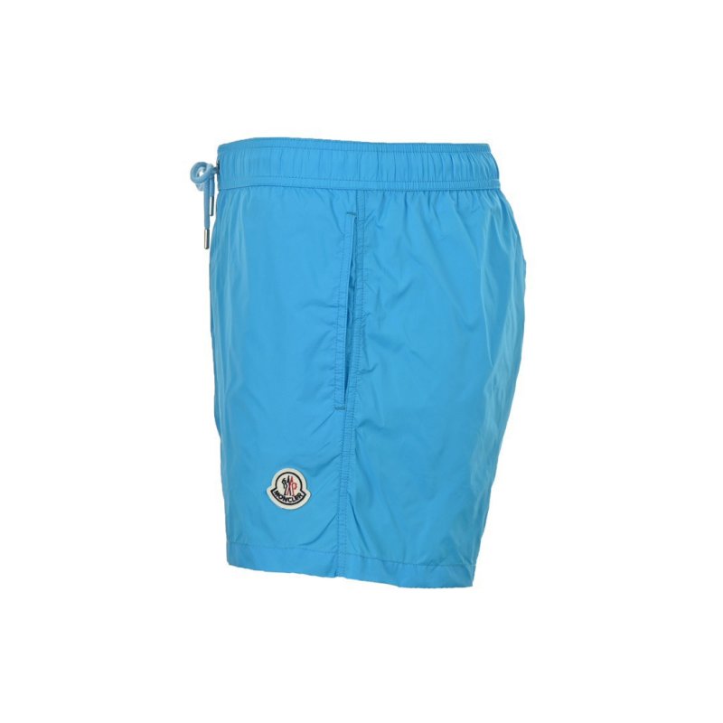 Blue Athletic Shorts with Drawstring view