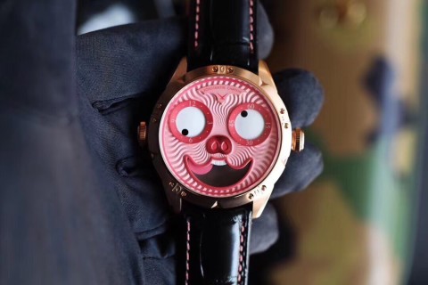 Konstantin Chaykin Clown Automaton Red Pink Watch 42mm view 1