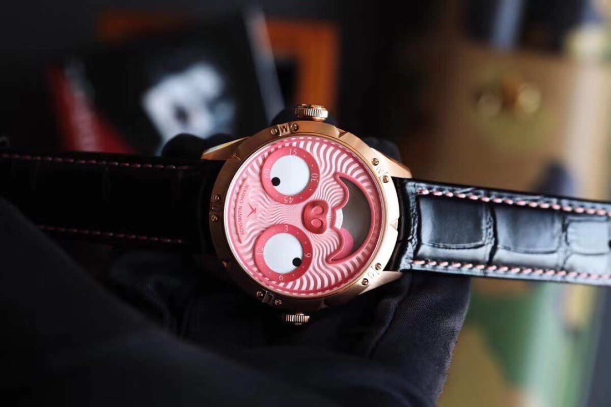 Konstantin Chaykin Clown Automaton Red Pink Watch 42mm view