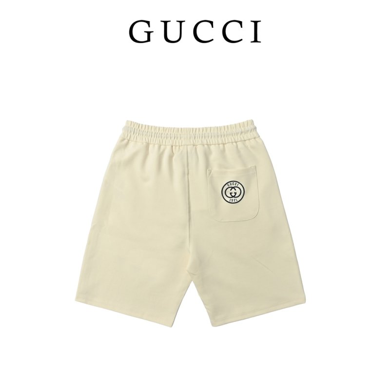 Cream Drawstring Bermuda Shorts view