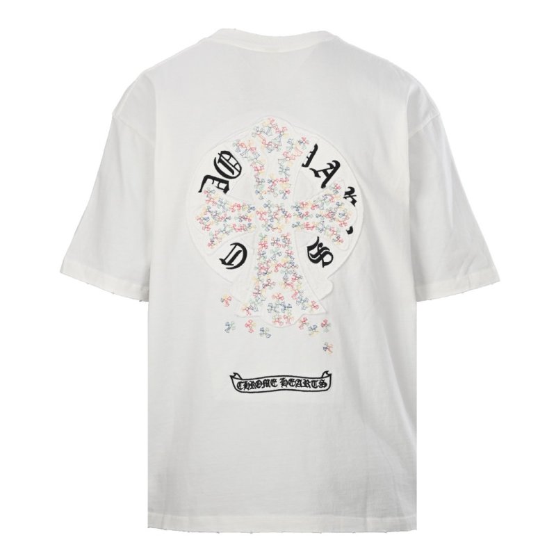 Chrome Hearts Floral Cross White T-Shirt view