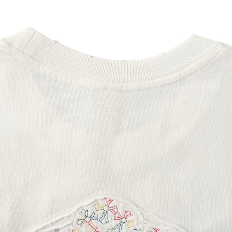 Chrome Hearts Floral Cross White T-Shirt view