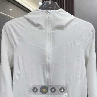 Lululemon Mist Over Hooded Windproof Jacket White view 3