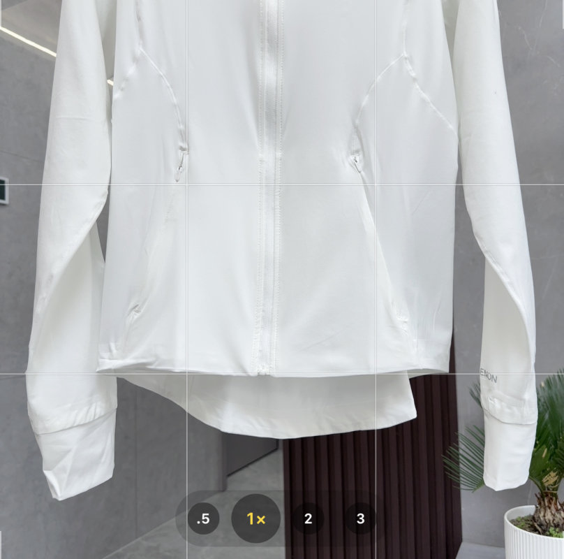 Lululemon Mist Over Hooded Windproof Jacket White view