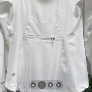 Lululemon Mist Over Hooded Windproof Jacket White view 5