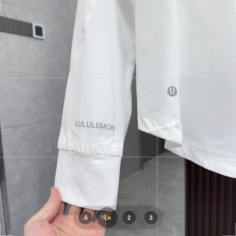 Lululemon Mist Over Hooded Windproof Jacket White view