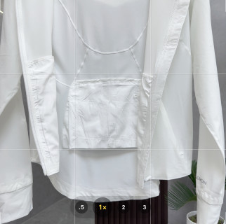 Lululemon Mist Over Hooded Windproof Jacket White view 9