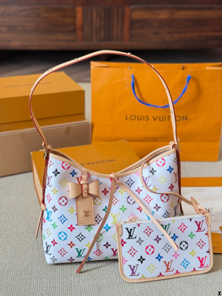 Louis Vuitton Carryall Multicolor Monogram Shoulder Bag view 2