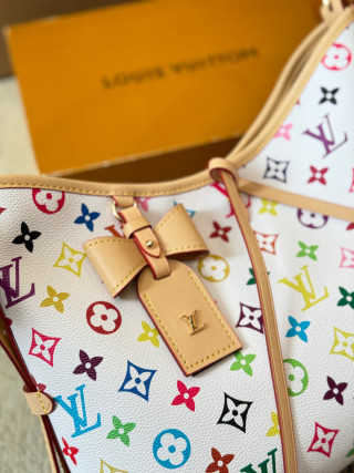 Louis Vuitton Carryall Multicolor Monogram Shoulder Bag view 5