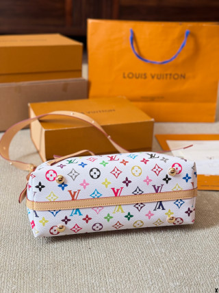 Louis Vuitton Carryall Multicolor Monogram Shoulder Bag view 7