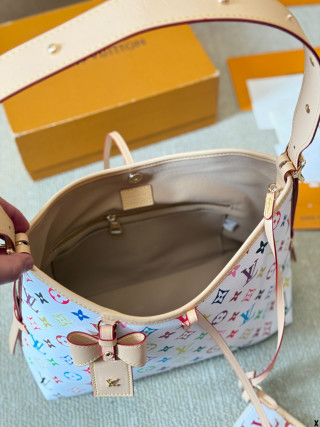 Louis Vuitton Carryall Multicolor Monogram Shoulder Bag view 8