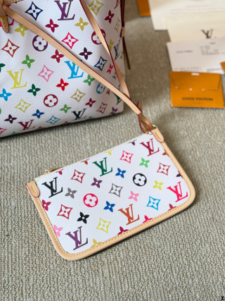 Louis Vuitton Carryall Multicolor Monogram Shoulder Bag view 9