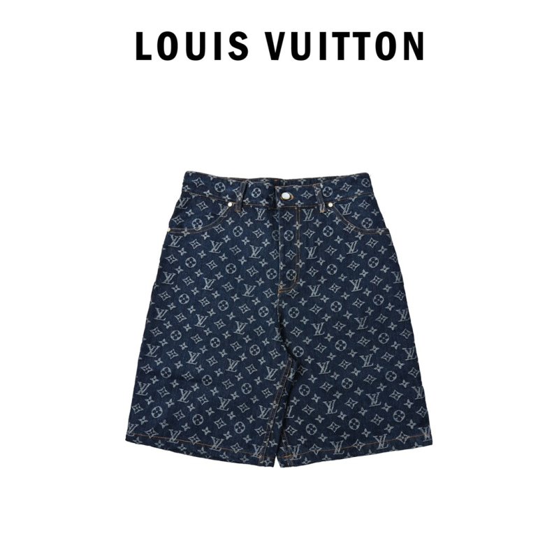 Louis Vuitton Monogram Navy Bermuda Shorts view