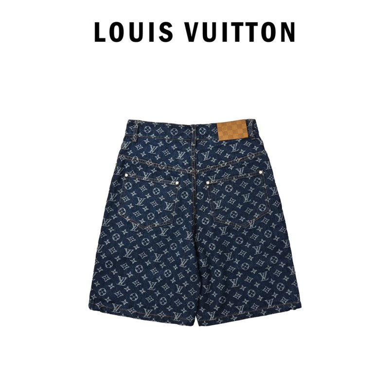 Louis Vuitton Monogram Navy Bermuda Shorts view