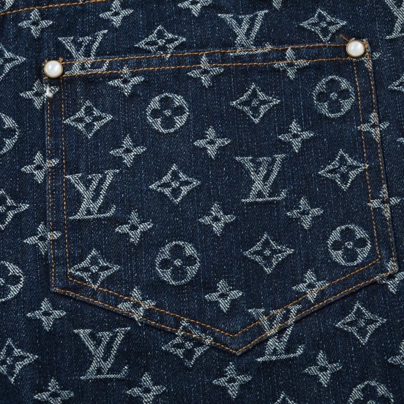 Louis Vuitton Monogram Navy Bermuda Shorts view