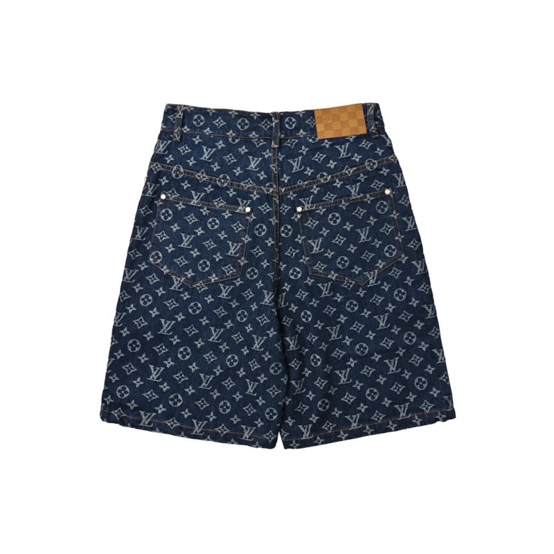 Louis Vuitton Monogram Navy Bermuda Shorts view