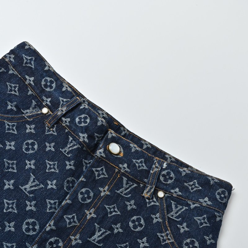 Louis Vuitton Monogram Navy Bermuda Shorts view