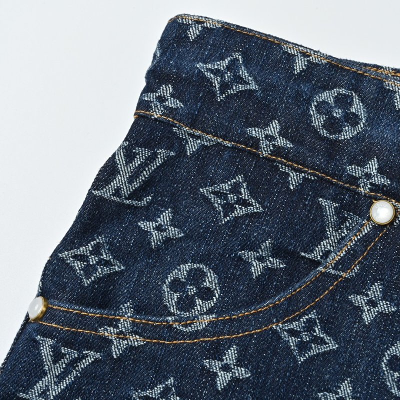 Louis Vuitton Monogram Navy Bermuda Shorts view