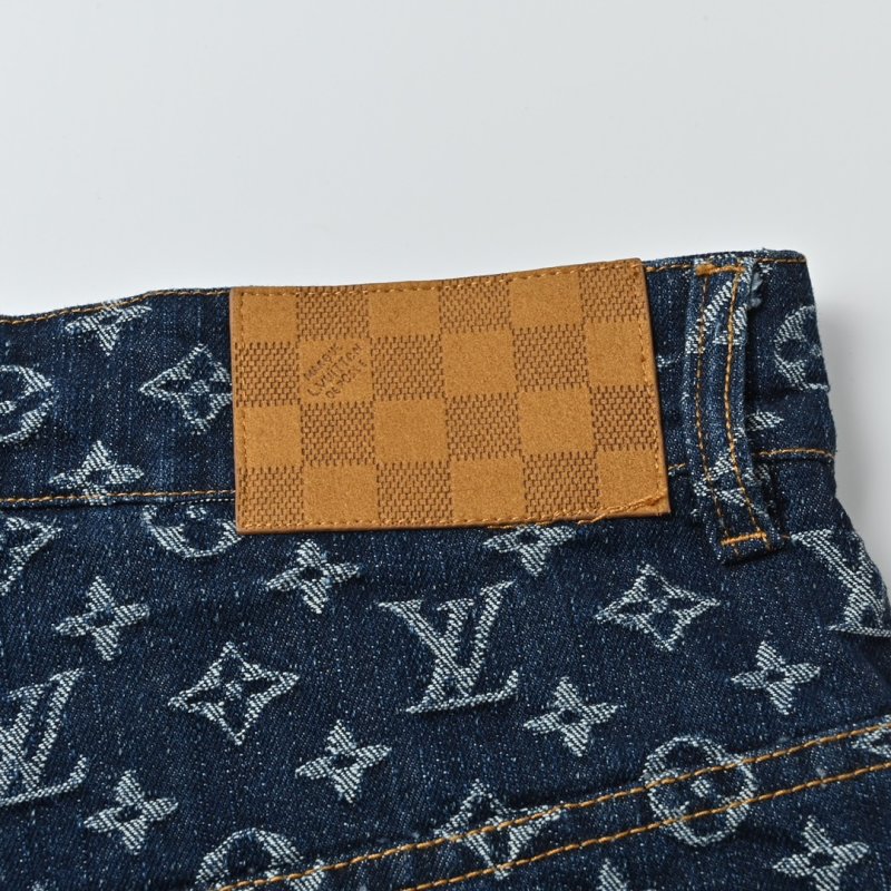 Louis Vuitton Monogram Navy Bermuda Shorts view