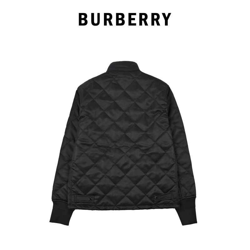 Black Quilted Puffer Jacket view