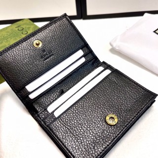 Gucci GG Marmont Black Leather Card Wallet view 8