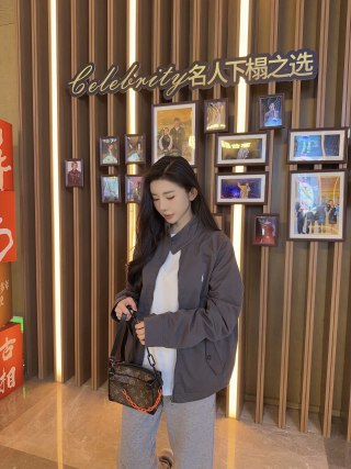 Black Oversized Blazer Jacket with White Shirt view 1