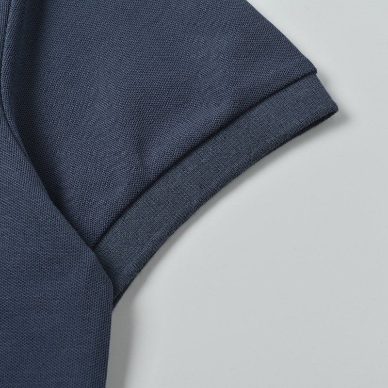 Burberry Navy Short-Sleeve Polo Shirt view