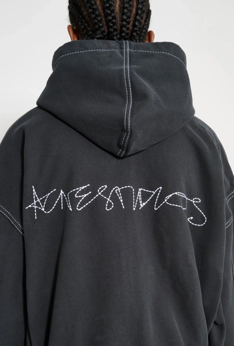 Essentials Fear of God Black Zip Hoodie Jacket view