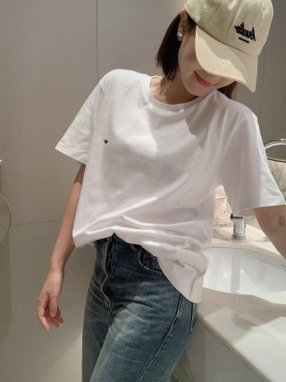White Short Sleeve T-Shirt view 5
