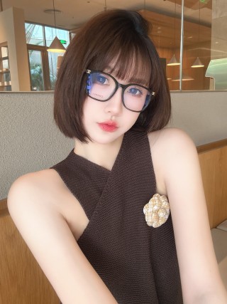 Chanel Black Pearl Square Sunglasses CH0606 view 7