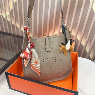 Hermès Evelyne Replica Shoulder Bag - Cream view 2