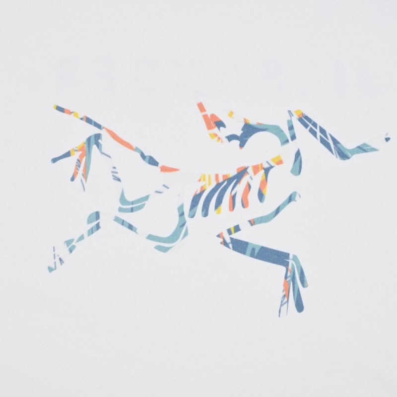 White Graphic Horse T-Shirt view