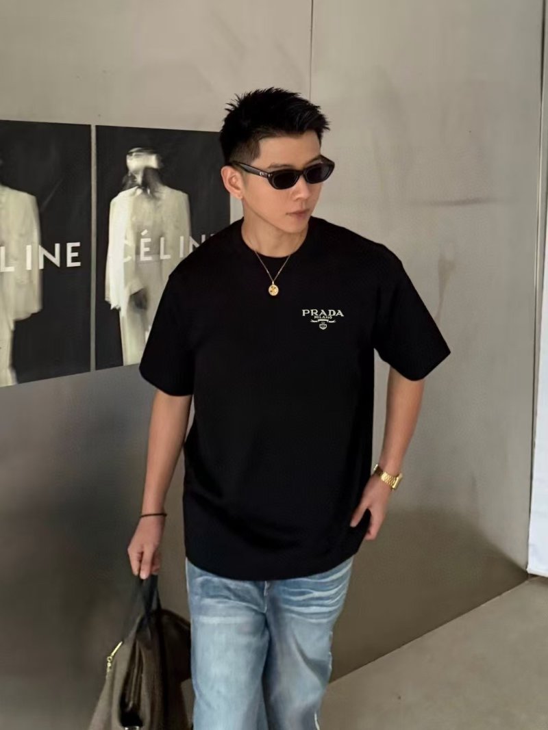 Prada Logo Black T-Shirt