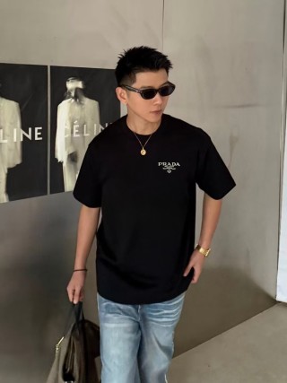 Prada Logo Black T-Shirt view 1
