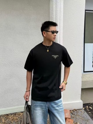 Prada Logo Black T-Shirt view 2