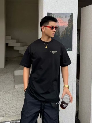Prada Logo Black T-Shirt view 3