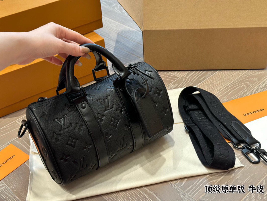 Louis Vuitton x Nigo Keepall XS Monogram Pillow Bag Black