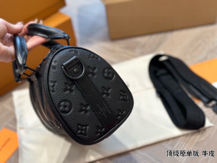 Louis Vuitton x Nigo Keepall XS Monogram Pillow Bag Black view 3