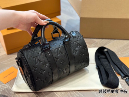 Louis Vuitton x Nigo Keepall XS Monogram Pillow Bag Black view 4