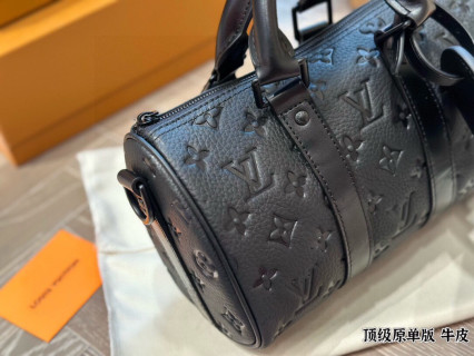 Louis Vuitton x Nigo Keepall XS Monogram Pillow Bag Black view 5